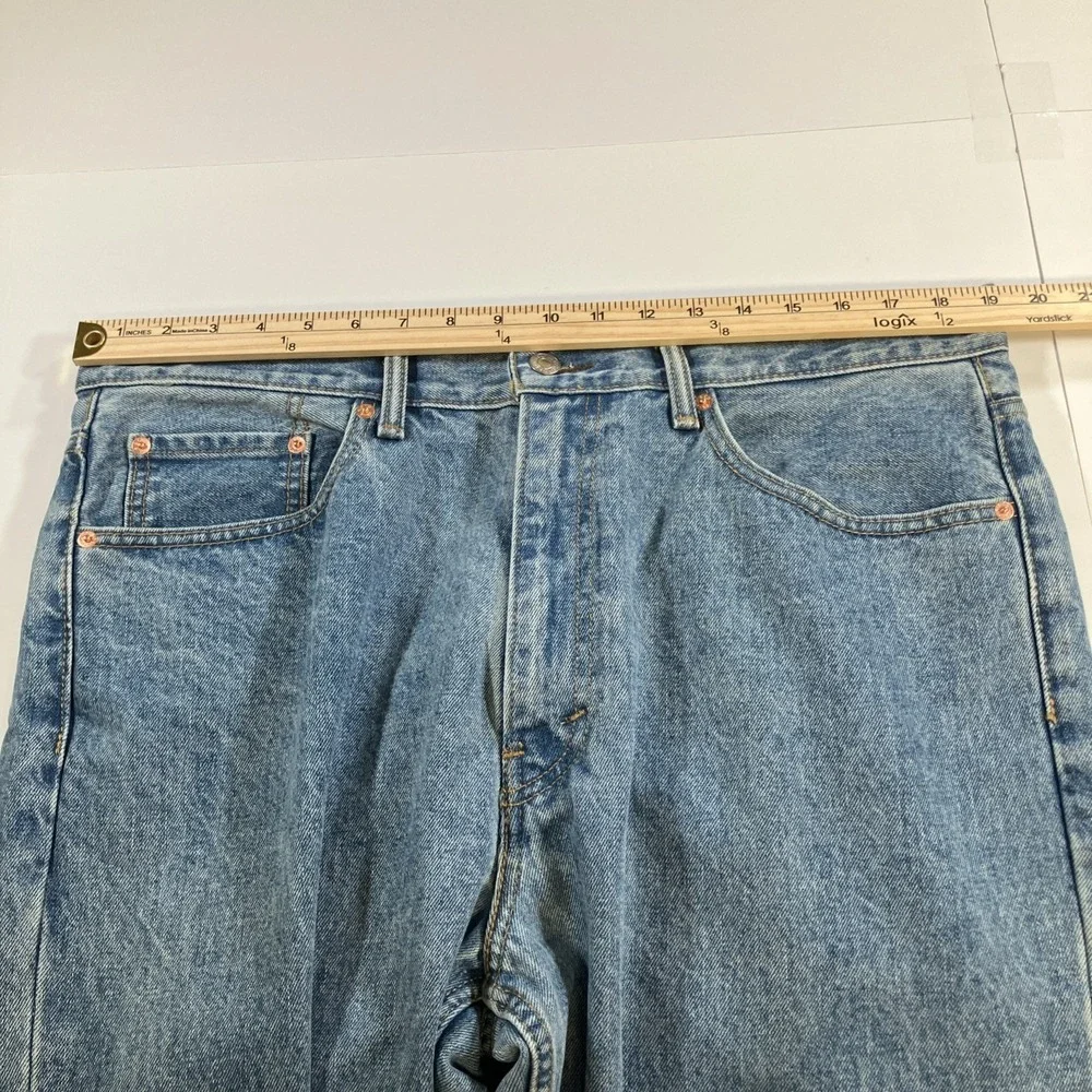 Levi's 550 Jeans Mens 38x32 Relaxed Fit Tapered Medium Wash Blue Denim